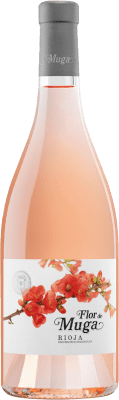 24,95 € 免费送货 | 玫瑰酒 Muga Flor D.O.Ca. Rioja 拉里奥哈 西班牙 Grenache 瓶子 75 cl
