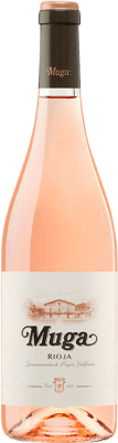 12,95 € Kostenloser Versand | Rosé-Wein Muga Jung D.O.Ca. Rioja La Rioja Spanien Tempranillo, Grenache, Viura Flasche 75 cl