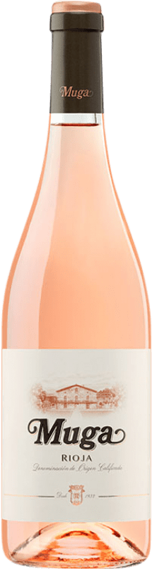 12,95 € Free Shipping | Rosé wine Muga Young D.O.Ca. Rioja The Rioja Spain Tempranillo, Grenache, Viura Bottle 75 cl