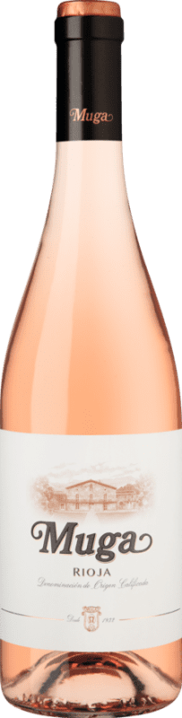 12,95 € 送料無料 | ロゼワイン Muga 若い D.O.Ca. Rioja ラ・リオハ スペイン Tempranillo, Grenache, Viura ボトル 75 cl