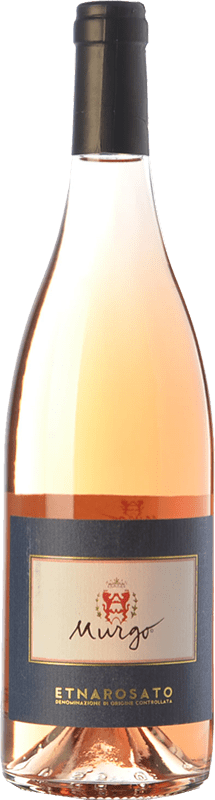 15,95 € Spedizione Gratuita | Vino rosato Murgo Rosato D.O.C. Etna Sicilia Italia Nerello Mascalese, Nerello Cappuccio Bottiglia 75 cl