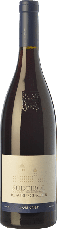 21,95 € Free Shipping | Red wine Muri-Gries Blauburgunder D.O.C. Alto Adige Trentino-Alto Adige Italy Pinot Black Bottle 75 cl