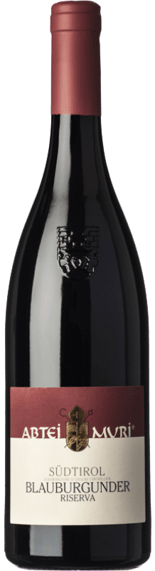 26,95 € Free Shipping | Red wine Muri-Gries Blauburgunder Riserva Abtei Muri Reserva D.O.C. Alto Adige Trentino-Alto Adige Italy Pinot Black Bottle 75 cl