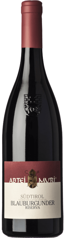 31,95 € 免费送货 | 红酒 Muri-Gries Abtei Muri Blauburgunder 预订 D.O.C. Alto Adige 特伦蒂诺 - 上阿迪杰 意大利 Pinot Black 瓶子 75 cl