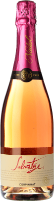 26,95 € 免费送货 | 玫瑰气泡酒 Nadal Salvatge Rosat 预订 D.O. Cava 加泰罗尼亚 西班牙 Pinot Black 瓶子 75 cl