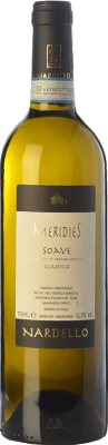 11,95 € Envio grátis | Vinho branco Nardello Meridies D.O.C.G. Soave Classico Vêneto Itália Garganega Garrafa 75 cl