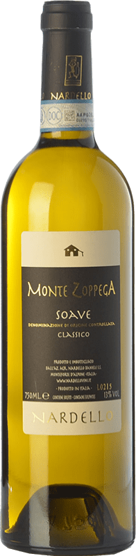 17,95 € Spedizione Gratuita | Vino bianco Nardello Monte Zoppega D.O.C.G. Soave Classico Veneto Italia Garganega Bottiglia 75 cl