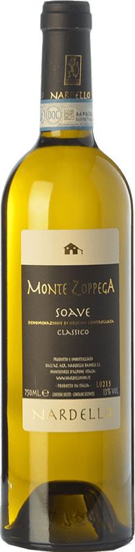 17,95 € Envío gratis | Vino blanco Nardello Monte Zoppega D.O.C.G. Soave Classico Veneto Italia Garganega Botella 75 cl