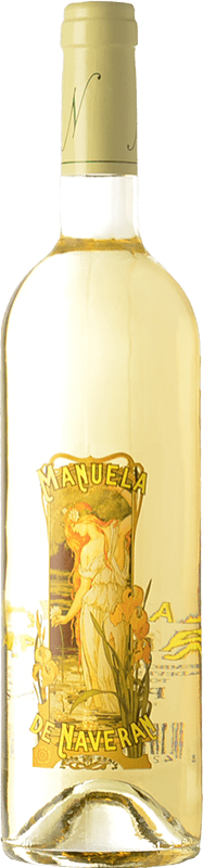 18,95 € Spedizione Gratuita | Vino Bianco Naveran Manuela Crianza — Invecchiato in Botte D.O. Penedès Catalogna Spagna Chardonnay 75 cl