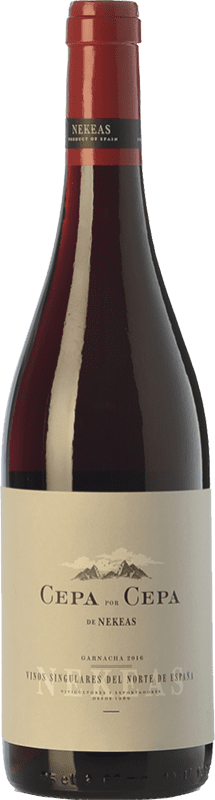6,95 € 送料無料 | 赤ワイン Nekeas Cepa por Cepa Garnacha 若い D.O. Navarra ナバラ スペイン Tempranillo, Grenache ボトル 75 cl