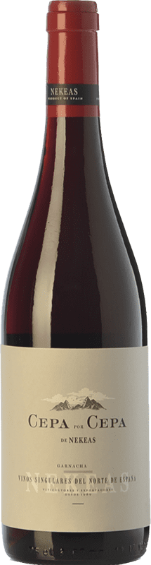 6,95 € Kostenloser Versand | Rotwein Nekeas Cepa por Cepa Garnacha Jung D.O. Navarra Navarra Spanien Tempranillo, Grenache Flasche 75 cl