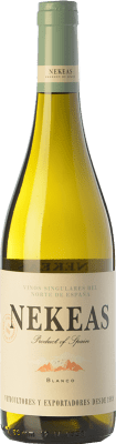 7,95 € Бесплатная доставка | Белое вино Nekeas Viura-Chardonnay Молодой D.O. Navarra Наварра Испания Viura, Chardonnay бутылка 75 cl
