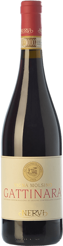95,95 € Spedizione Gratuita | Vino rosso Cantina Nervi Vigna Molsino D.O.C.G. Gattinara Piemonte Italia Nebbiolo Bottiglia 75 cl