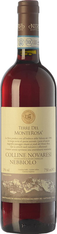 13,95 € Envio grátis | Vinho tinto Cantina Nervi Terre del Monterosa D.O.C. Coste della Sesia Piemonte Itália Nebbiolo Garrafa 75 cl