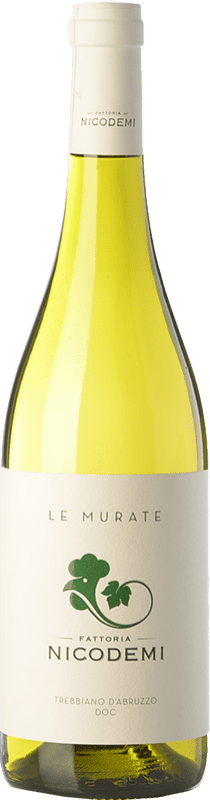 12,95 € Free Shipping | White Wine Nicodemi Le Murate D.O.C. Trebbiano d'Abruzzo Abruzzo Italy Trebbiano Eco — Organic Bottle 75 cl