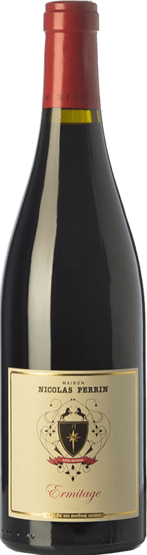 62,95 € Бесплатная доставка | Красное вино Nicolas Perrin Rouge старения A.O.C. Hermitage Рона Франция Syrah бутылка 75 cl
