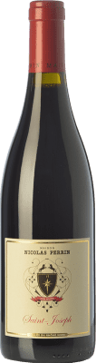 22,95 € Kostenloser Versand | Rotwein Nicolas Perrin Alterung A.O.C. Saint-Joseph Rhône Frankreich Syrah Flasche 75 cl