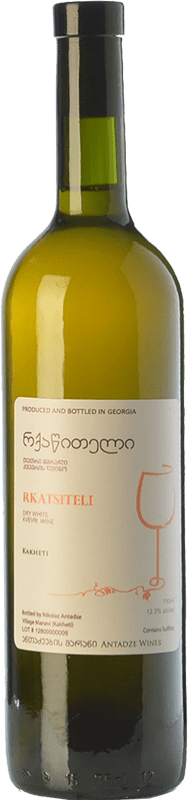 34,95 € Бесплатная доставка | Белое вино Nikoloz Antadze старения I.G. Kakheti Кахетия Грузия Rkatsiteli бутылка 75 cl