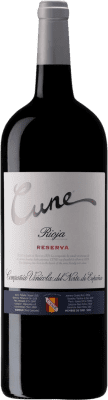 15,95 € Spedizione Gratuita | Vino rosso Norte de España - CVNE Cune Riserva D.O.Ca. Rioja La Rioja Spagna Tempranillo, Grenache, Graciano, Mazuelo Bottiglia 75 cl