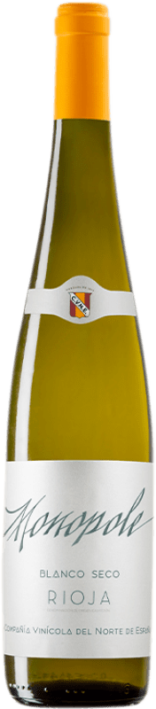 8,95 € 免费送货 | 白酒 Norte de España - CVNE Monopole 干 D.O.Ca. Rioja 拉里奥哈 西班牙 Viura 瓶子 75 cl