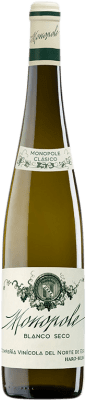 19,95 € Spedizione Gratuita | Vino bianco Norte de España - CVNE Monopole Clásico Crianza D.O.Ca. Rioja La Rioja Spagna Viura, Palomino Fino Bottiglia 75 cl