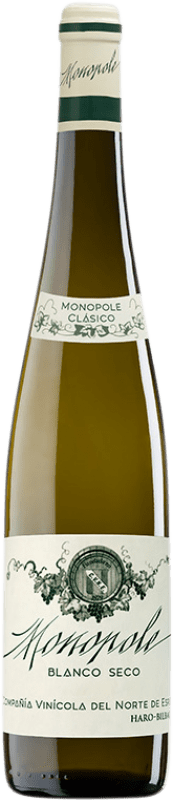 29,95 € Бесплатная доставка | Белое вино Norte de España - CVNE Monopole Clásico старения D.O.Ca. Rioja Ла-Риоха Испания Viura, Palomino Fino бутылка 75 cl