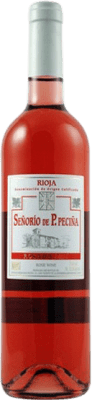 11,95 € 免费送货 | 玫瑰酒 Hermanos Peciña Señorío de P. Peciña Rosado D.O.Ca. Rioja 拉里奥哈 西班牙 Grenache Tintorera 瓶子 75 cl