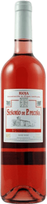 9,95 € Бесплатная доставка | Розовое вино Hermanos Peciña Señorío de P. Peciña Rosado D.O.Ca. Rioja Ла-Риоха Испания Grenache Tintorera бутылка 75 cl