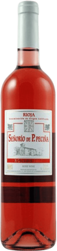 11,95 € Envío gratis | Vino rosado Hermanos Peciña Señorío de P. Peciña Rosado D.O.Ca. Rioja La Rioja España Garnacha Tintorera Botella 75 cl