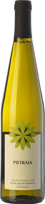 16,95 € 送料無料 | 白ワイン Ognissole Pietraia D.O.C. Castel del Monte プーリア イタリア Chardonnay — シャルドネ, Bombino — ボンビーノ Eco — エコ ビオ オーガニック 75 cl