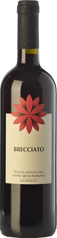 10,95 € Envoi gratuit | Vin Rouge Ognissole Brecciato I.G.T. Puglia Pouilles Italie Nero di Troia Eco — Biologique Bouteille 75 cl