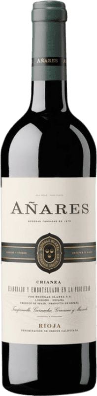 8,95 € Free Shipping | Red wine Olarra Añares Aged D.O.Ca. Rioja The Rioja Spain Tempranillo, Grenache, Graciano, Mazuelo Bottle 75 cl