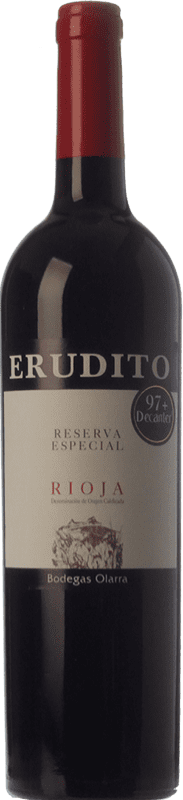 19,95 € Free Shipping | Red wine Olarra Erudito Especial Reserve D.O.Ca. Rioja The Rioja Spain Tempranillo, Grenache, Graciano, Mazuelo Bottle 75 cl