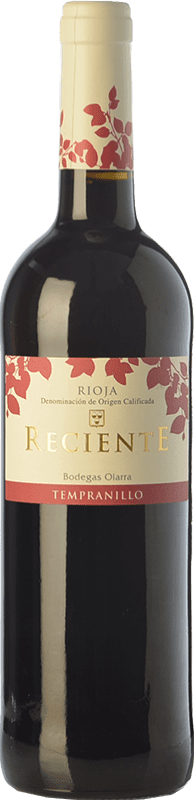 6,95 € Envío gratis | Vino tinto Olarra Reciente Joven D.O.Ca. Rioja La Rioja España Tempranillo Botella 75 cl