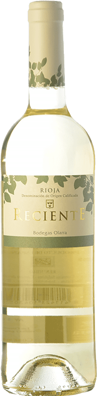 8,95 € Бесплатная доставка | Белое вино Olarra Reciente Молодой D.O.Ca. Rioja Ла-Риоха Испания Viura бутылка 75 cl