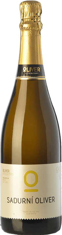 10,95 € Free Shipping | White Sparkling Wine Oliver Sadurni Brut Nature D.O. Cava Catalonia Spain Macabeo, Xarel·lo, Chardonnay, Parellada Bottle 75 cl