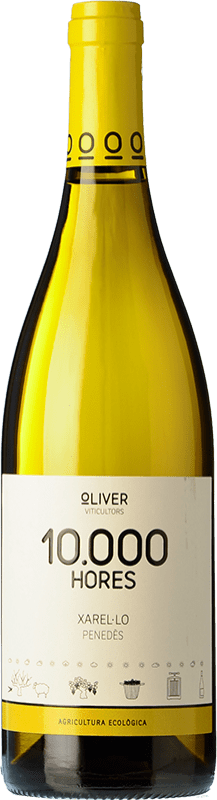 7,95 € Envío gratis | Vino blanco Oliver 10.000 Hores D.O. Penedès Cataluña España Xarel·lo Botella 75 cl