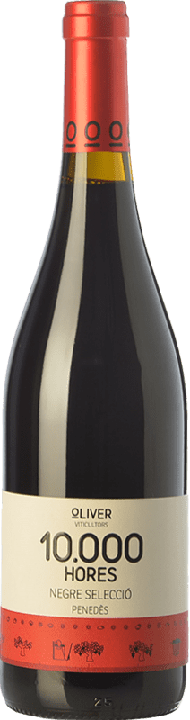 7,95 € Free Shipping | Red Wine Oliver 10.000 Hores Young D.O. Penedès Catalonia Spain Tempranillo, Syrah — Shiraz Bottle 75 cl