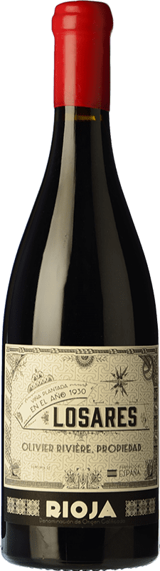 146,95 € Free Shipping | Red Wine Olivier Rivière Losares Crianza — Aged D.O.Ca. Rioja The Rioja Spain Tempranillo, Graciano, Mazuelo Bottle 75 cl