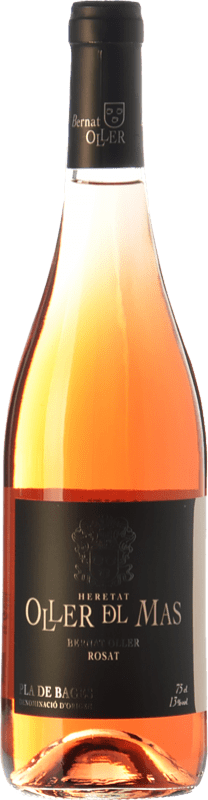 9,95 € Kostenloser Versand | Rosé-Wein Oller del Mas Bernat Rosat D.O. Pla de Bages Katalonien Spanien Merlot Flasche 75 cl