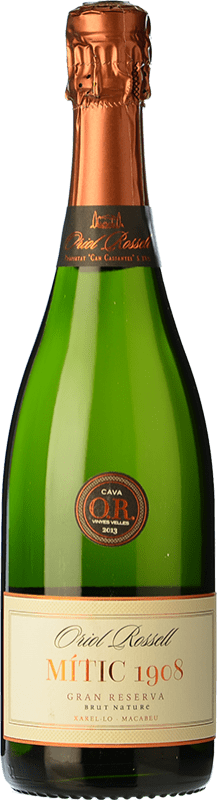 17,95 € Free Shipping | White sparkling Oriol Rossell Brut Nature Gran Reserva D.O. Cava Catalonia Spain Macabeo, Xarel·lo Bottle 75 cl