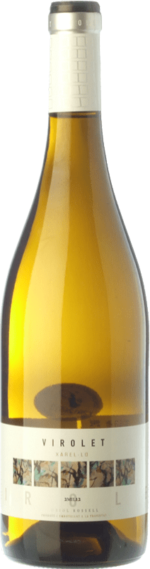 12,95 € Envio grátis | Vinho Branco Oriol Rossell Virolet D.O. Penedès Catalunha Espanha Xarel·lo 75 cl