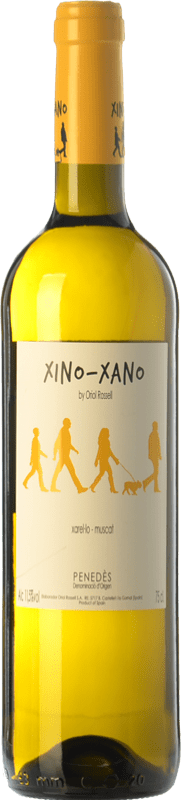 7,95 € Kostenloser Versand | Weißwein Oriol Rossell Xino Xano D.O. Penedès Katalonien Spanien Moscato — Muskateller, Xarel·lo Flasche 75 cl