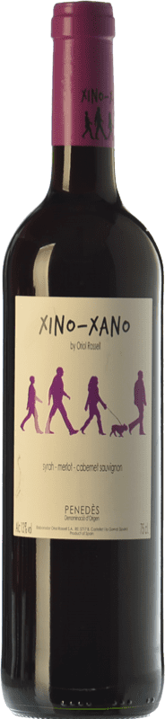 8,95 € Kostenloser Versand | Rotwein Oriol Rossell Xino Xano Jung D.O. Penedès Katalonien Spanien Merlot, Syrah, Cabernet Sauvignon Flasche 75 cl