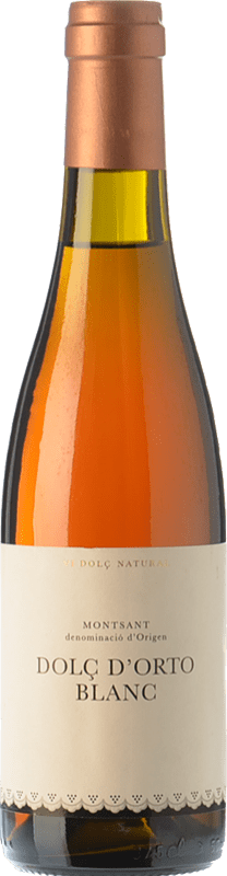 25,95 € Envío gratis | Vino Dulce Orto Blanc D.O. Montsant Cataluña España Garnacha, Macabeo, Picapoll Media Botella 37 cl