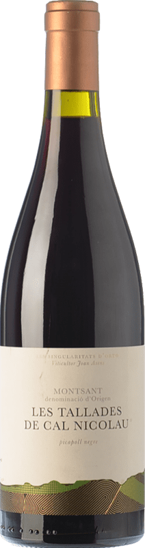 71,95 € Free Shipping | Red wine Orto Les Tallades de Cal Nicolau Aged D.O. Montsant Catalonia Spain Picapoll Black Bottle 75 cl