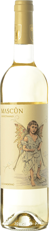 8,95 € Бесплатная доставка | Белое вино Osca Mascún D.O. Somontano Арагон Испания Gewürztraminer бутылка 75 cl
