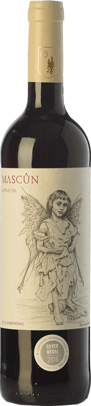 12,95 € Envío gratis | Vino Tinto Osca Mascún Tinta Joven D.O. Somontano Aragón España Garnacha 75 cl