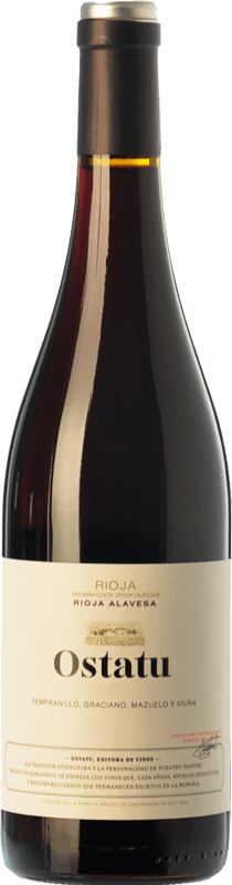 9,95 € 送料無料 | 赤ワイン Ostatu Cosecha 若い D.O.Ca. Rioja ラ・リオハ スペイン Tempranillo, Graciano ボトル 75 cl