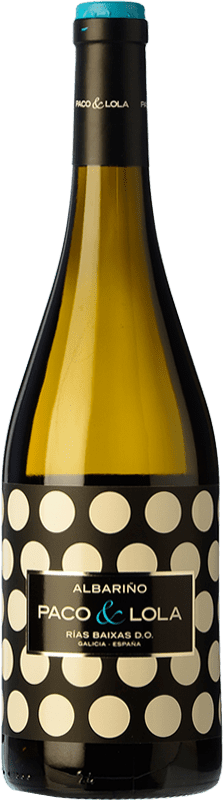 14,95 € Envio grátis | Vinho branco Paco & Lola D.O. Rías Baixas Galiza Espanha Albariño Garrafa 75 cl